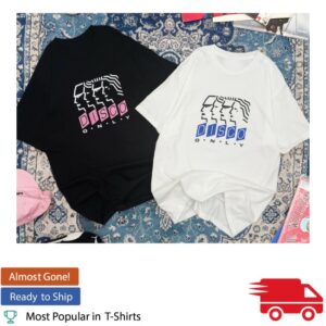 kenny Unik Clothing Merch Store Disco Only Dancing Heads Tee White 1 kenny Unik Clothing Merch Store Disco Only Dancing Heads Tee White 1