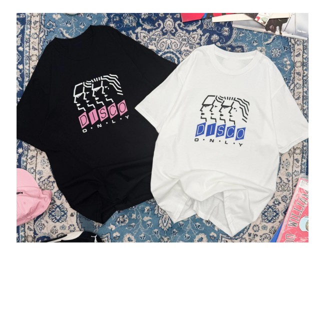 kenny Unik Clothing Merch Store Disco Only Dancing Heads Tee White kenny Unik Clothing Merch Store Disco Only Dancing Heads Tee White