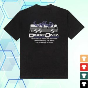 kenny Unik Clothing Merch Store Disco Only On Tour Tee Blacks kenny Unik Clothing Merch Store Disco Only On Tour Tee Blacks