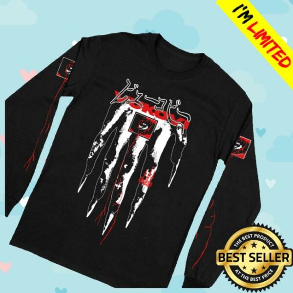 kenny Vukovi Uk Merch Shop Hand Black Long Sleeve Shirtw