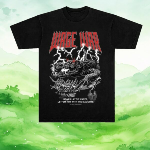 kenny Wage War Merch Store Alligator Bones Tour Tee
