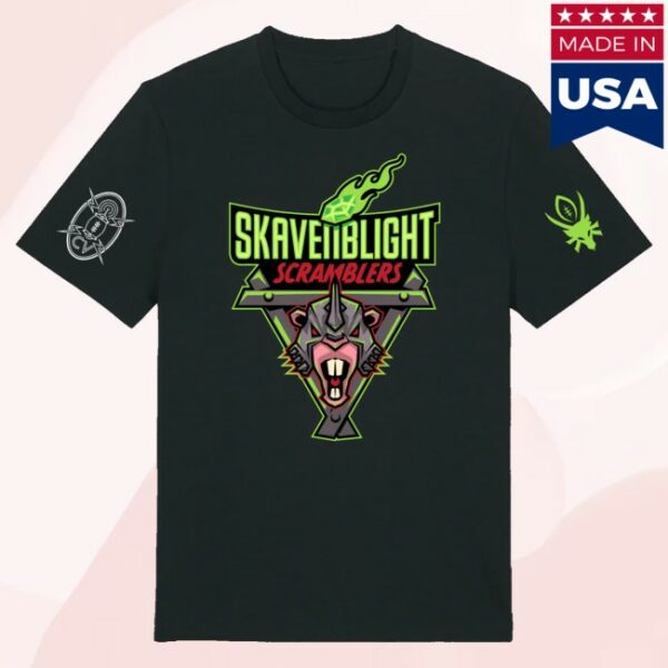 kenny Warhammer Merch Blood Bowl Skavenblight Scramblers Team Shirt1