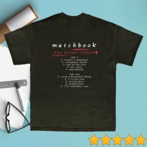 kenny Warner Music Australia Merch Matchbook Shirt 1 kenny Warner Music Australia Merch Matchbook Shirt 1