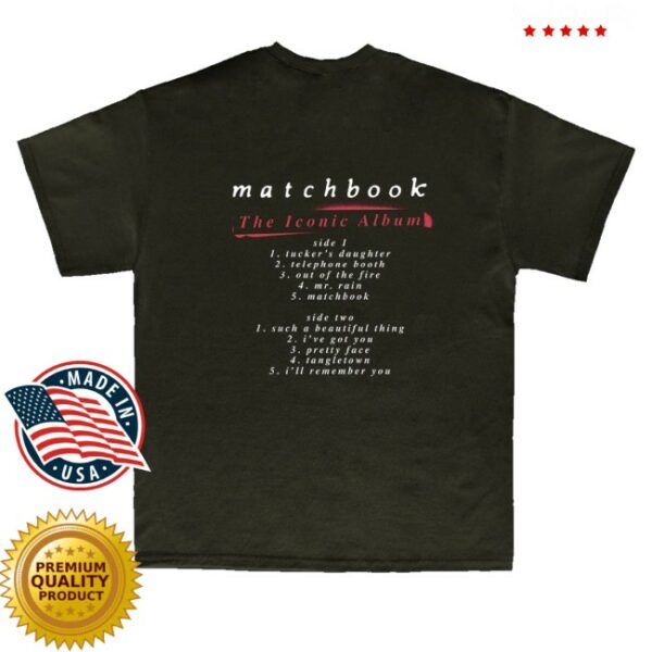 kenny Warner Music Australia Merch Matchbook Shirt