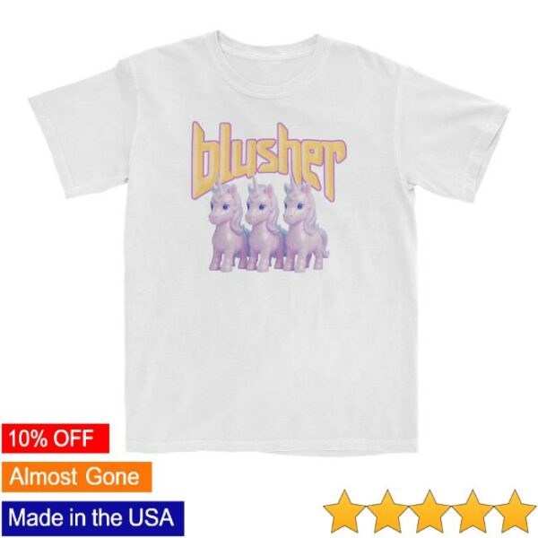 kenny Warner Music Merch Store Blusher Unicorn Shirt