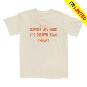 kenny Warner Music Merch Store Support Live Music Therapy Shirt