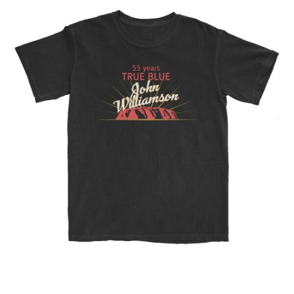 kenny Warner Music Store Merch John Williamson 55 Years Of True Blue Shirt