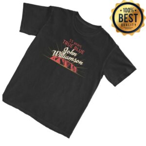 kenny Warner Music Store Merch John Williamson 55 Years Of True Blue Shirts