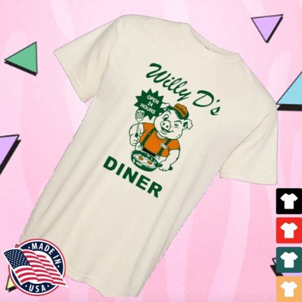 kenny Wilderado Take Merch Store Willy Ds Diner Tees