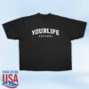 kenny Yourlife Merch Varsity Logo Tee