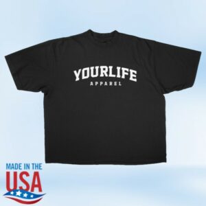 kenny Yourlife Merch Varsity Logo Tee