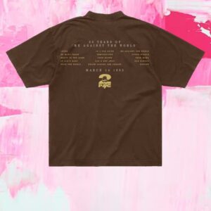kenny sau 2Pac Merch Shop It Ain'T Easy Brown Shirt kenny sau 2Pac Merch Shop It Ain'T Easy Brown Shirt