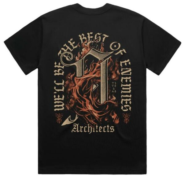 kenny sau Architects Official Merch Shop Best Of Enemies Black Shirt