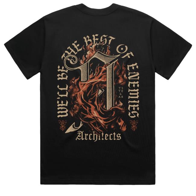 kenny sau Architects Official Merch Shop Best Of Enemies Black Shirt kenny sau Architects Official Merch Shop Best Of Enemies Black Shirt