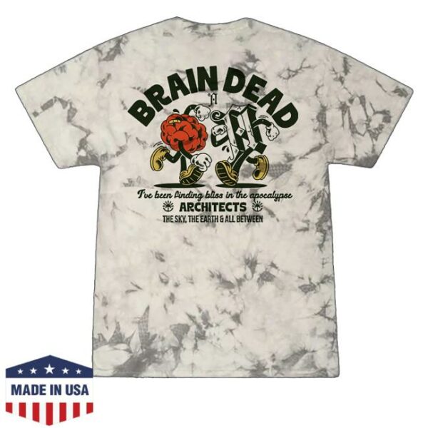 kenny sau Architects Official Merch Shop Brain Dead Crystal Dye Shirt