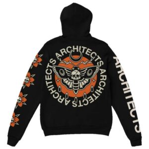 kenny sau Architects Official Merch Shop Deaths Head Pullover Black Hoodie