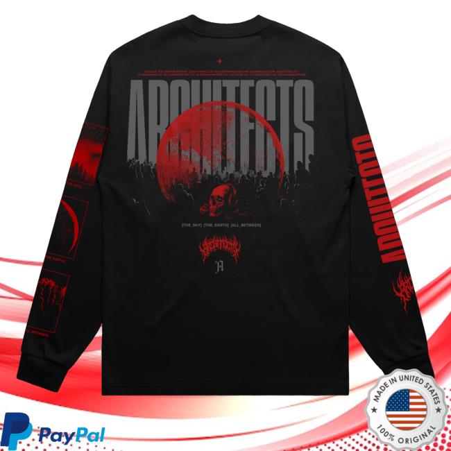 kenny sau Architects Official Merch Shop Moon Skull Black Long Sleeve Shirt kenny sau Architects Official Merch Shop Moon Skull Black Long Sleeve Shirt