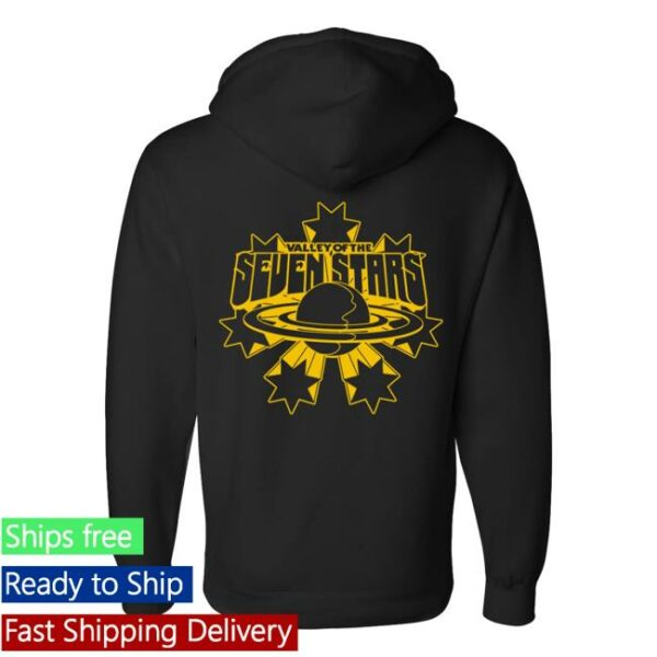 kenny sau Beyond Human Merch Shop 7S Starburst Yellow Logo Hoodie