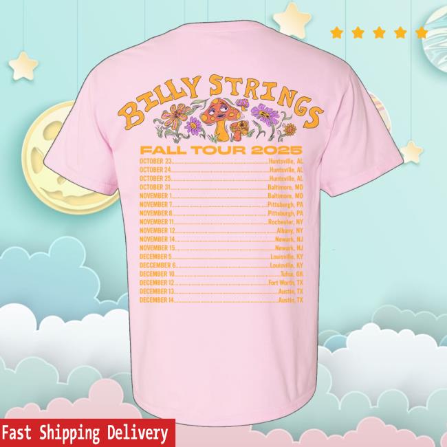 kenny sau Billy Strings Store Merch Shop Online Exclusive Mushroom Shirt kenny sau Billy Strings Store Merch Shop Online Exclusive Mushroom Shirt