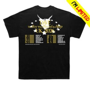 kenny sau Coldprints Merch Shop Dave The Boy Who Played The Harp Tour Shirt