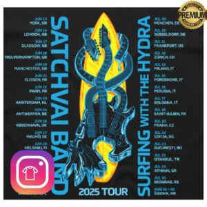 kenny sau Hydra Tour Black Shirt kenny sau Hydra Tour Black Shirt