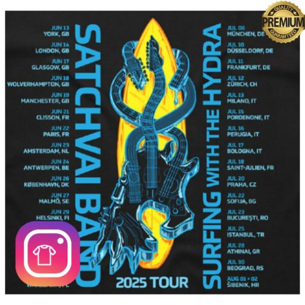kenny sau Hydra Tour Black Shirt