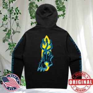 kenny sau Joe Satriani Merch Hydra Tour Black Hoodiea