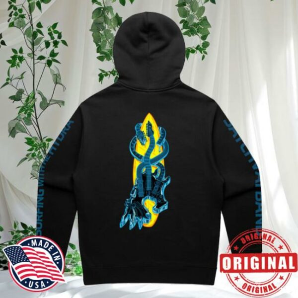 kenny sau Joe Satriani Merch Hydra Tour Black Hoodiea