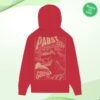 kenny sau Pabst Blue Ribbon Merch Store Shop Godzilla Clawed Ribbon Red Hoodie
