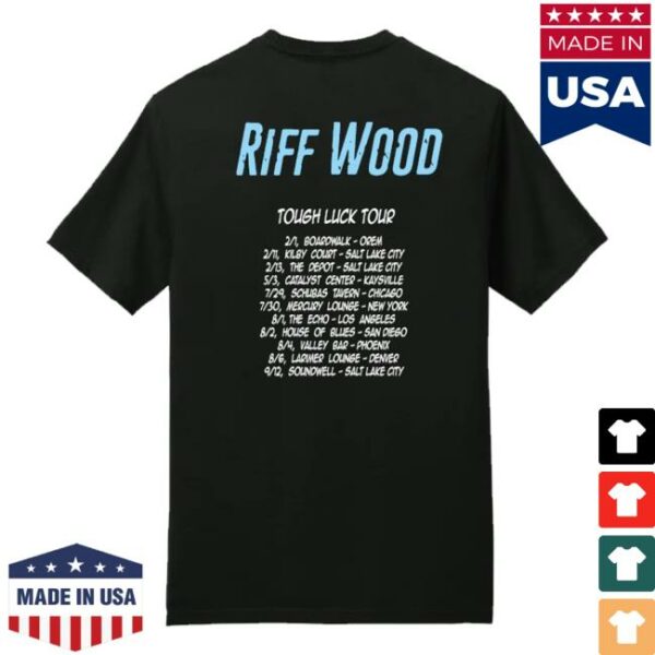 kenny sau Riff Wood Merch Shop Exclusive Tough Luck Tour Balloon Shirt