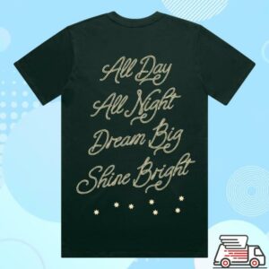 kenny sau Seven Stars General Store Merch Shop 7Sgs All Day All Nighttee In Pine Green kenny sau Seven Stars General Store Merch Shop 7Sgs All Day All Nighttee In Pine Green