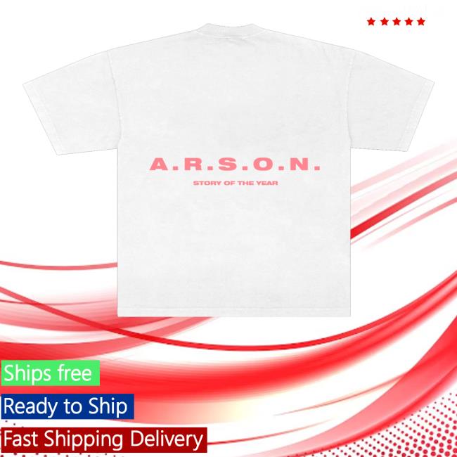 kenny sau Story Of The Year Merch Shop Store ARSON Album Shirt kenny sau Story Of The Year Merch Shop Store ARSON Album Shirt