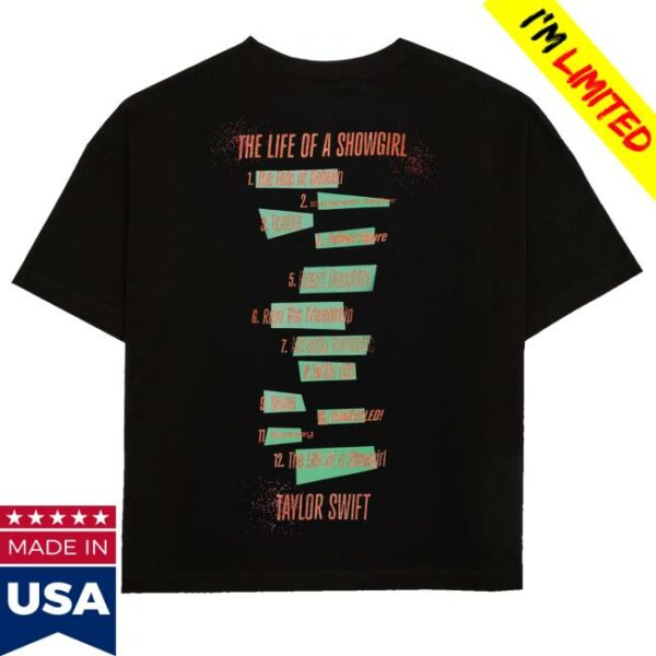 kenny sau Taylor Swift Merch The Life Of A Showgirl Album Cover Shirt