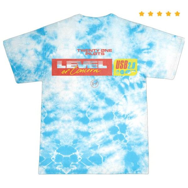 kenny sau Twenty One Pilots Store Merch Shop Flash Blue Wash Shirt