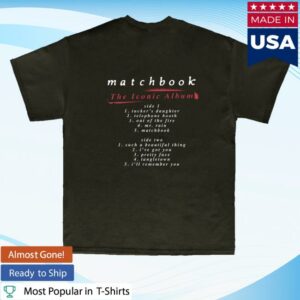 kenny sau Warner Music Official Shop Merch Matchbook The Iconic Album Shirt