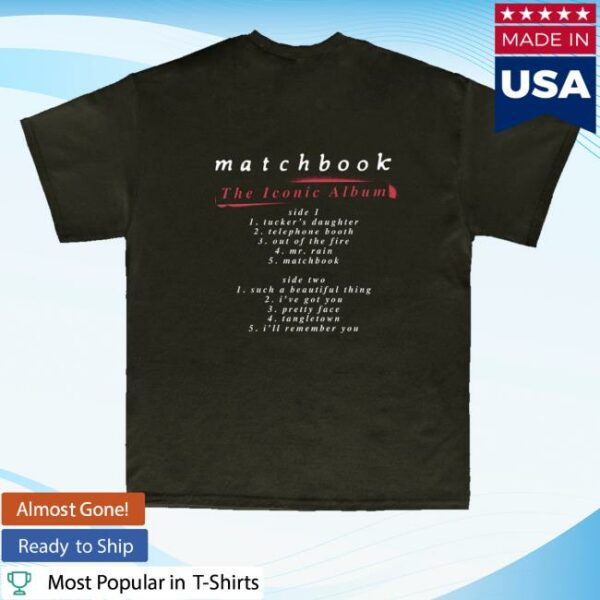 kenny sau Warner Music Official Shop Merch Matchbook The Iconic Album Shirt