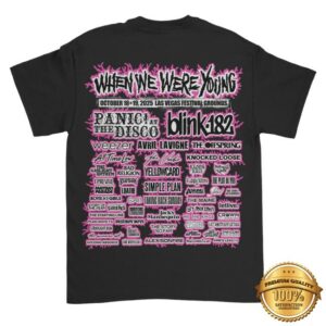 kenny sau When We Were Young Festival Merch Shop Electric Dog Lineu Shirt kenny sau When We Were Young Festival Merch Shop Electric Dog Lineu Shirt