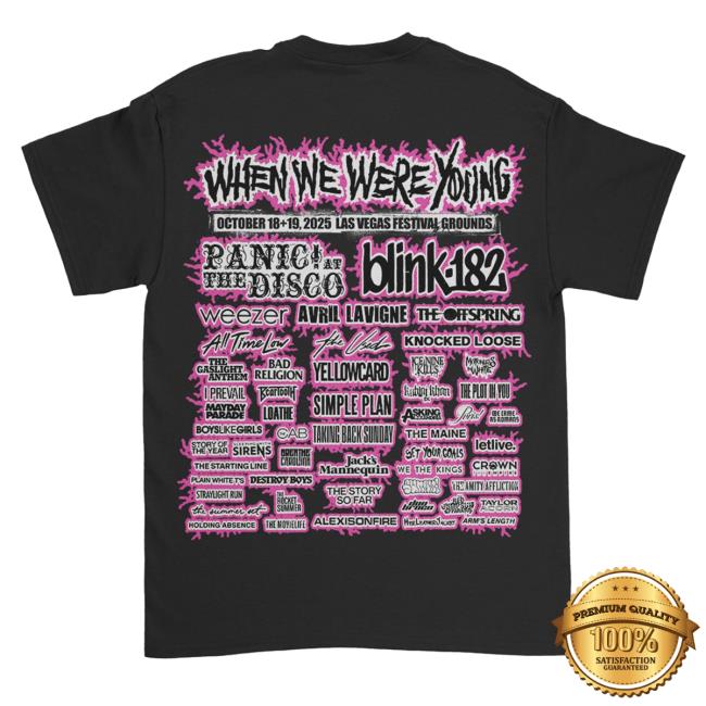 kenny sau When We Were Young Festival Merch Shop Electric Dog Lineu Shirt kenny sau When We Were Young Festival Merch Shop Electric Dog Lineu Shirt