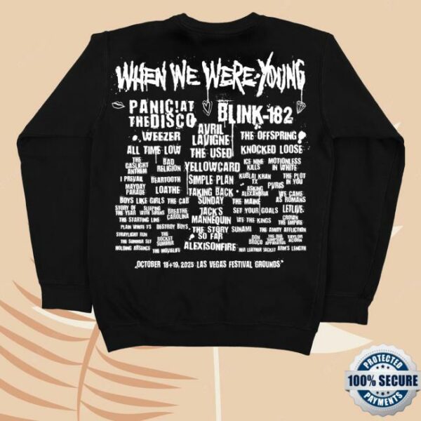 kenny sau When We Were Young Festival Merch Shop Screaming Rat Sweatshirt