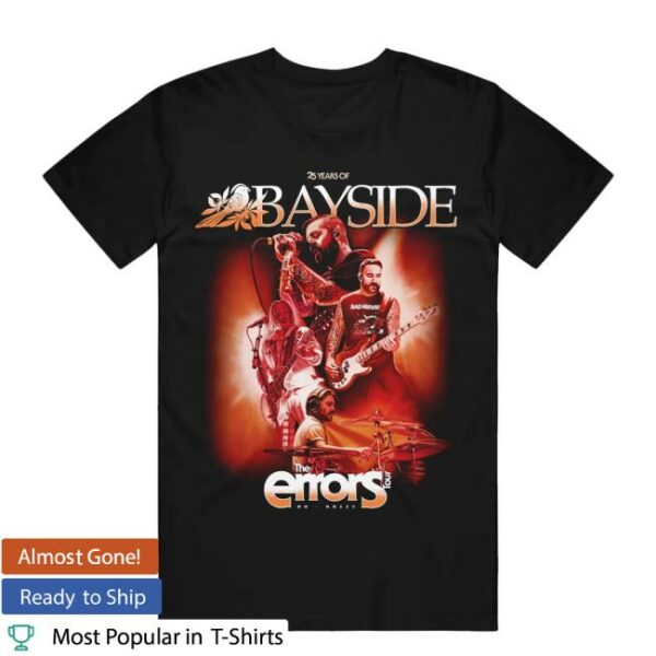 kenny trc Bayside Merch Shop Errors Tour 2025 Shirt