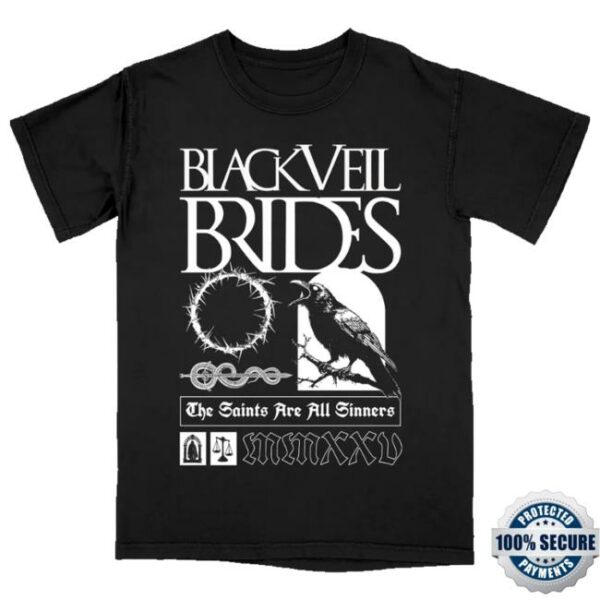 kenny trc Black Veil Brides Merch Store The Raven Shirt