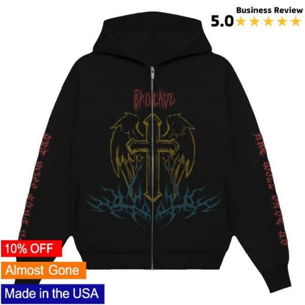 kenny trc Brocade Merch Shop Awsu Fur Black Hoodie