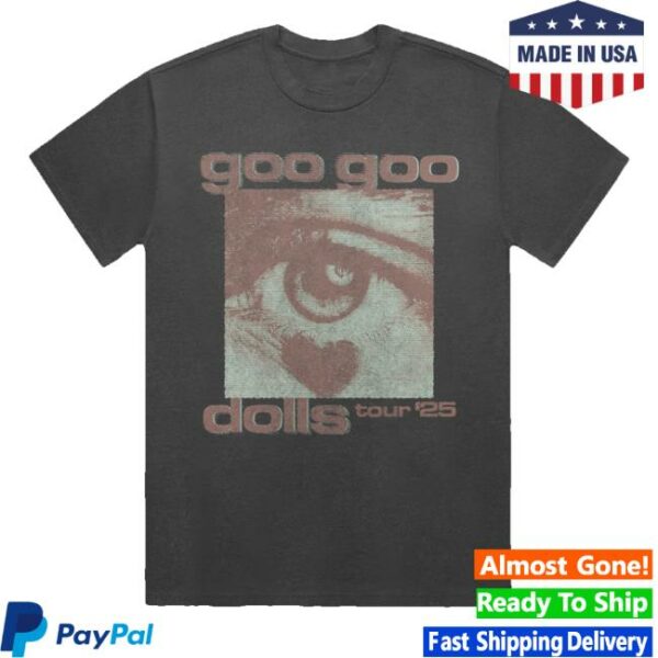 kenny trc Goo Goo Dolls Merch Heart Eyes Dateback Shirt
