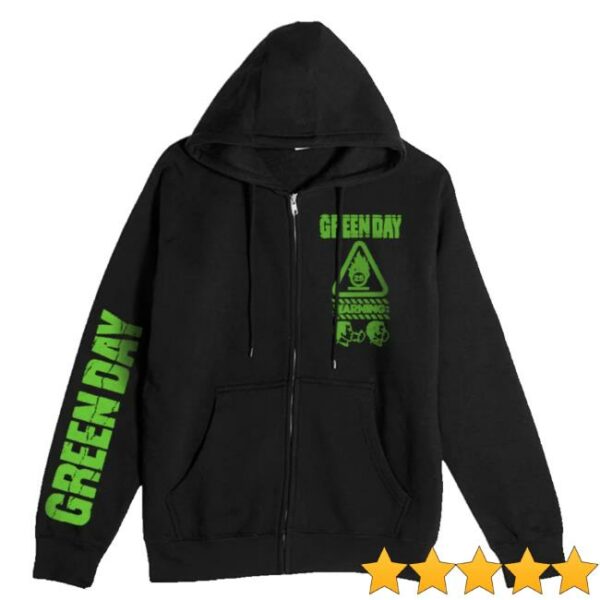 kenny trc Green Day Merch Shop Store Warning Photo Hoodie