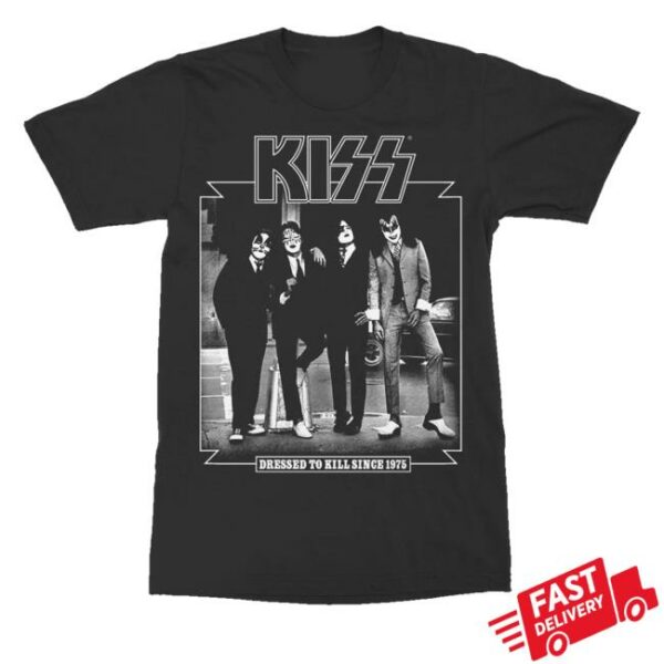 kenny trc Kiss Online Merch Shop Dressed To Kill Since 1975 Shirt