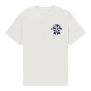kenny trc Pabst Blue Ribbon Merch Store Shop Godzilla Portrait White Shirt