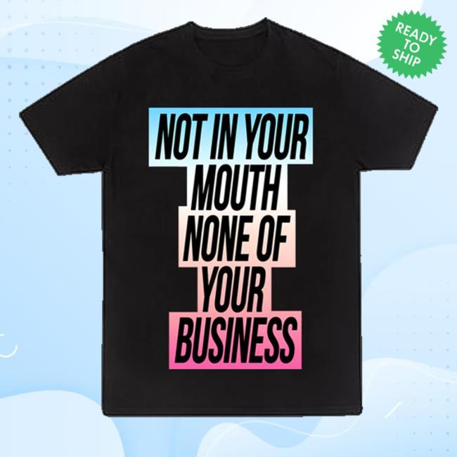 kenny trc Peaches Merch Shop Not In Your Mouth Trans Flag Shirt kenny trc Peaches Merch Shop Not In Your Mouth Trans Flag Shirt