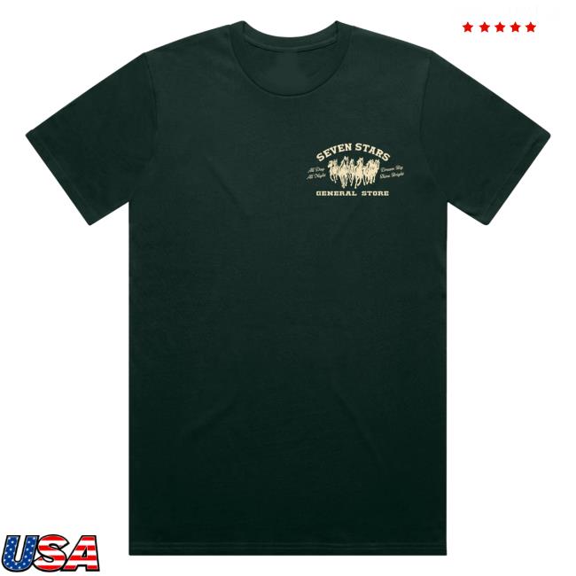 kenny trc Seven Stars General Store Merch Shop 7Sgs All Day All Nighttee In Pine Green kenny trc Seven Stars General Store Merch Shop 7Sgs All Day All Nighttee In Pine Green