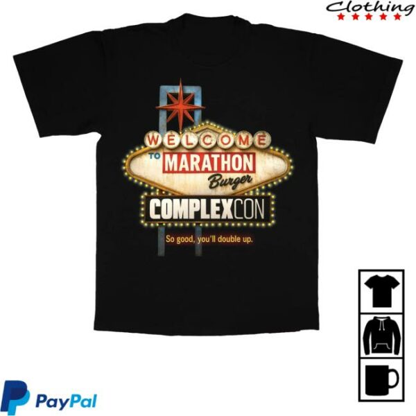 kenny trc The Marathon Clothing Merch Store Marathon Burger X Complexcon Las Vegas Shirt