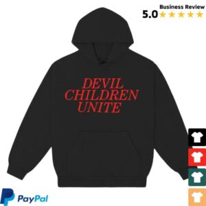 kenny trc Trust Records Merch Shop Devil Children Unite Black Hoodie kenny trc Trust Records Merch Shop Devil Children Unite Black Hoodie